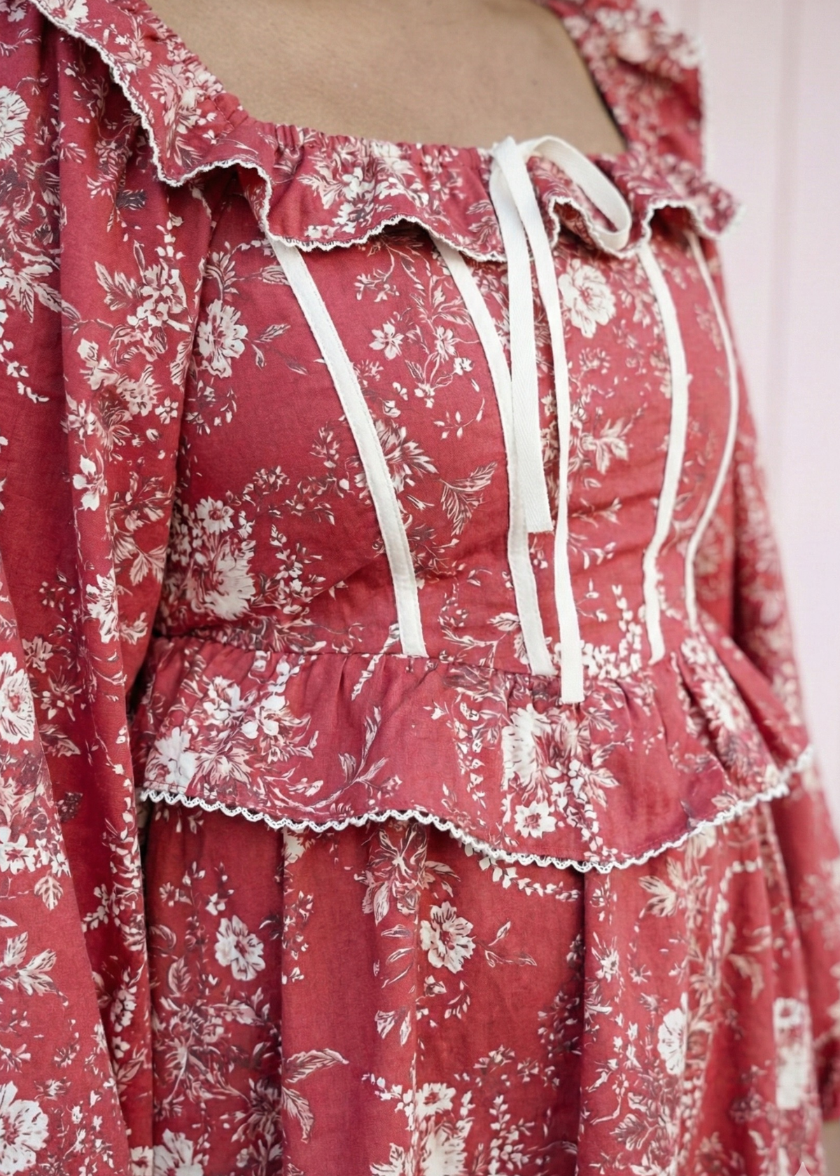 Crimson Rose Dress
