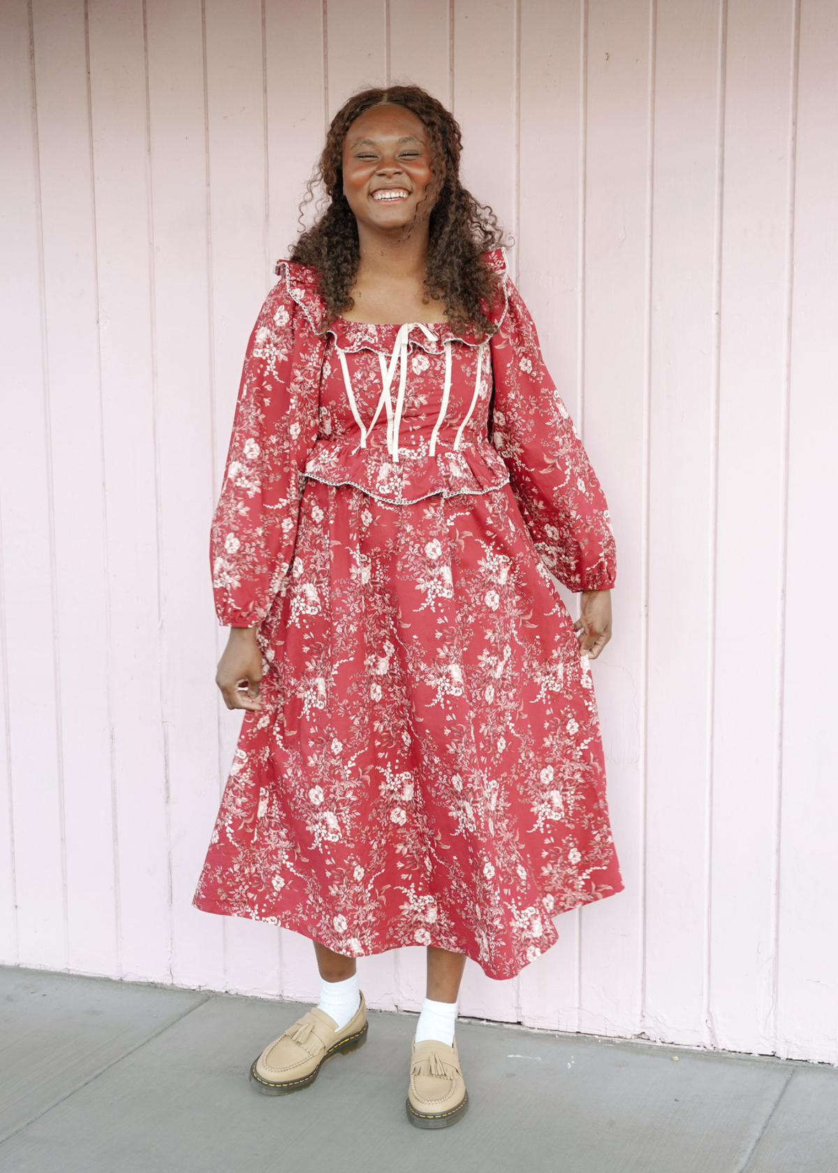 Crimson Rose Dress