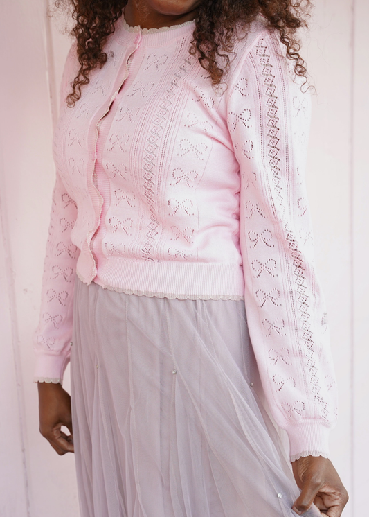 Cupids Cable Knit Cardigan