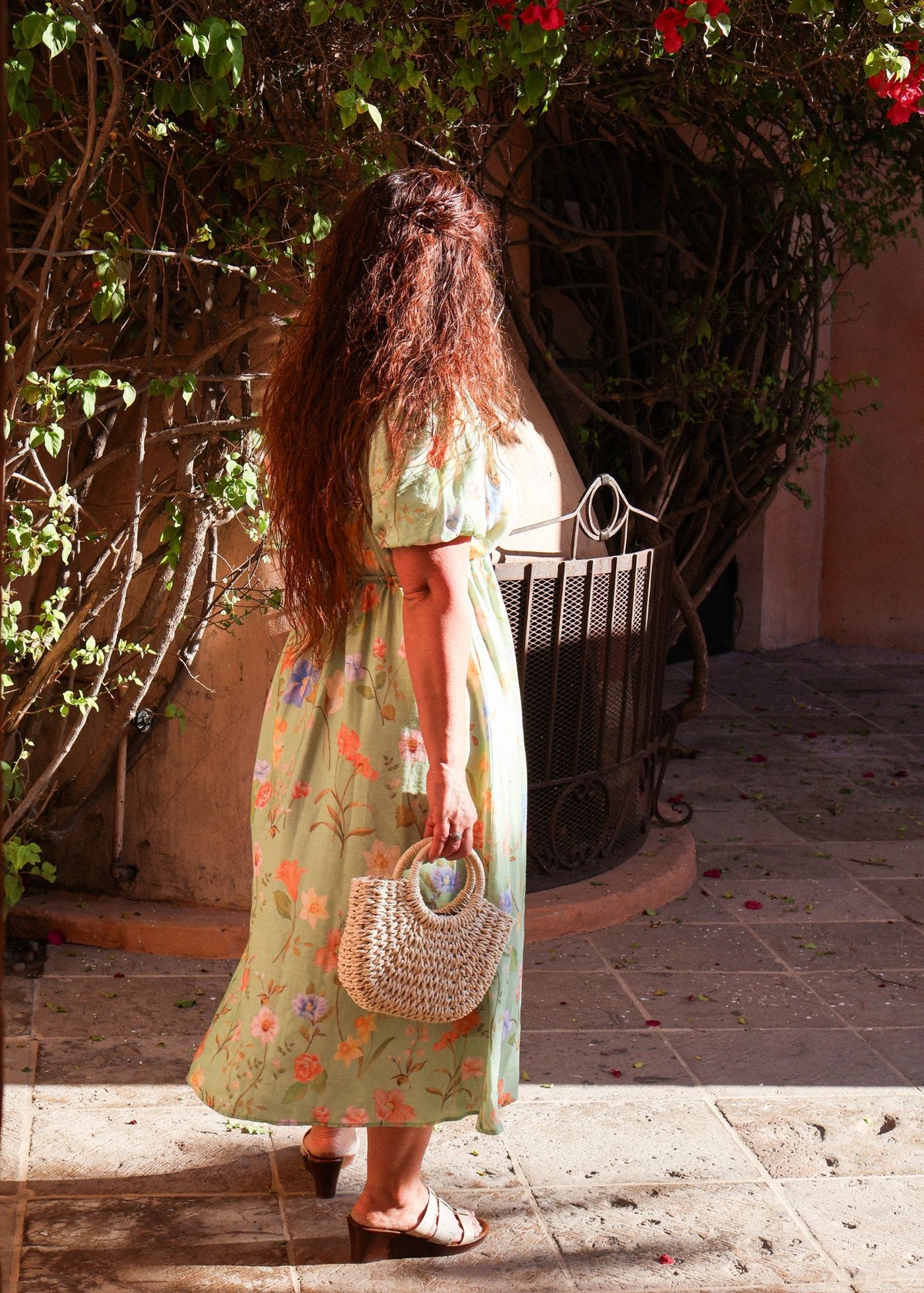 Vintage Charm Dress- Mint.