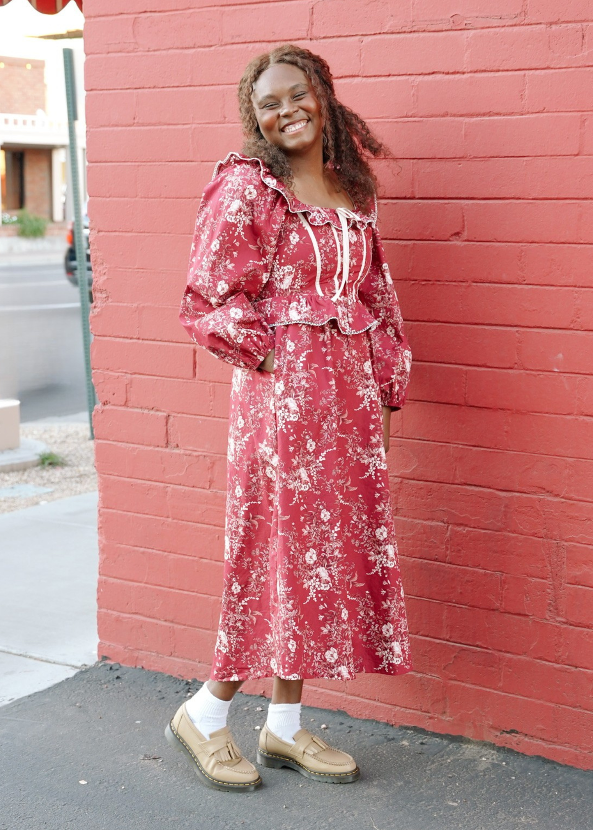 Crimson Rose Dress