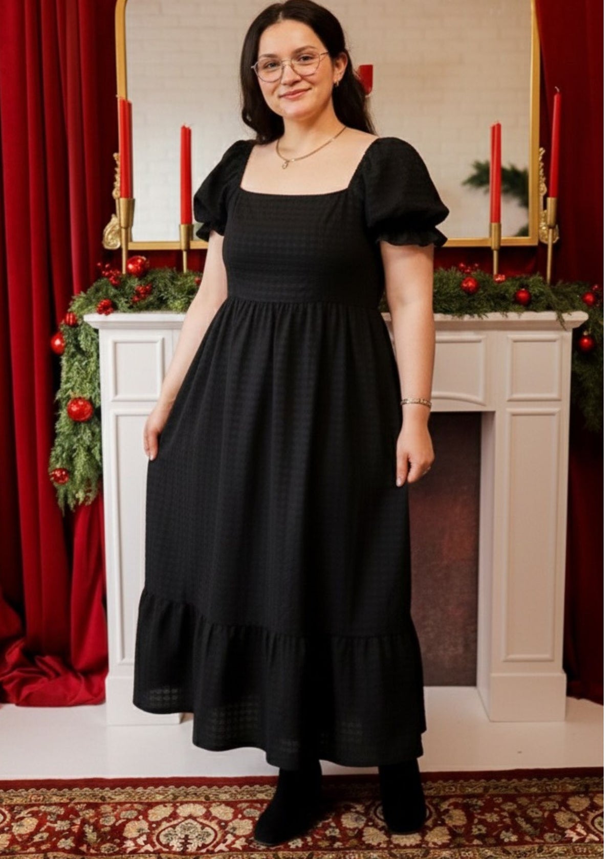 Midnight Texture Dress