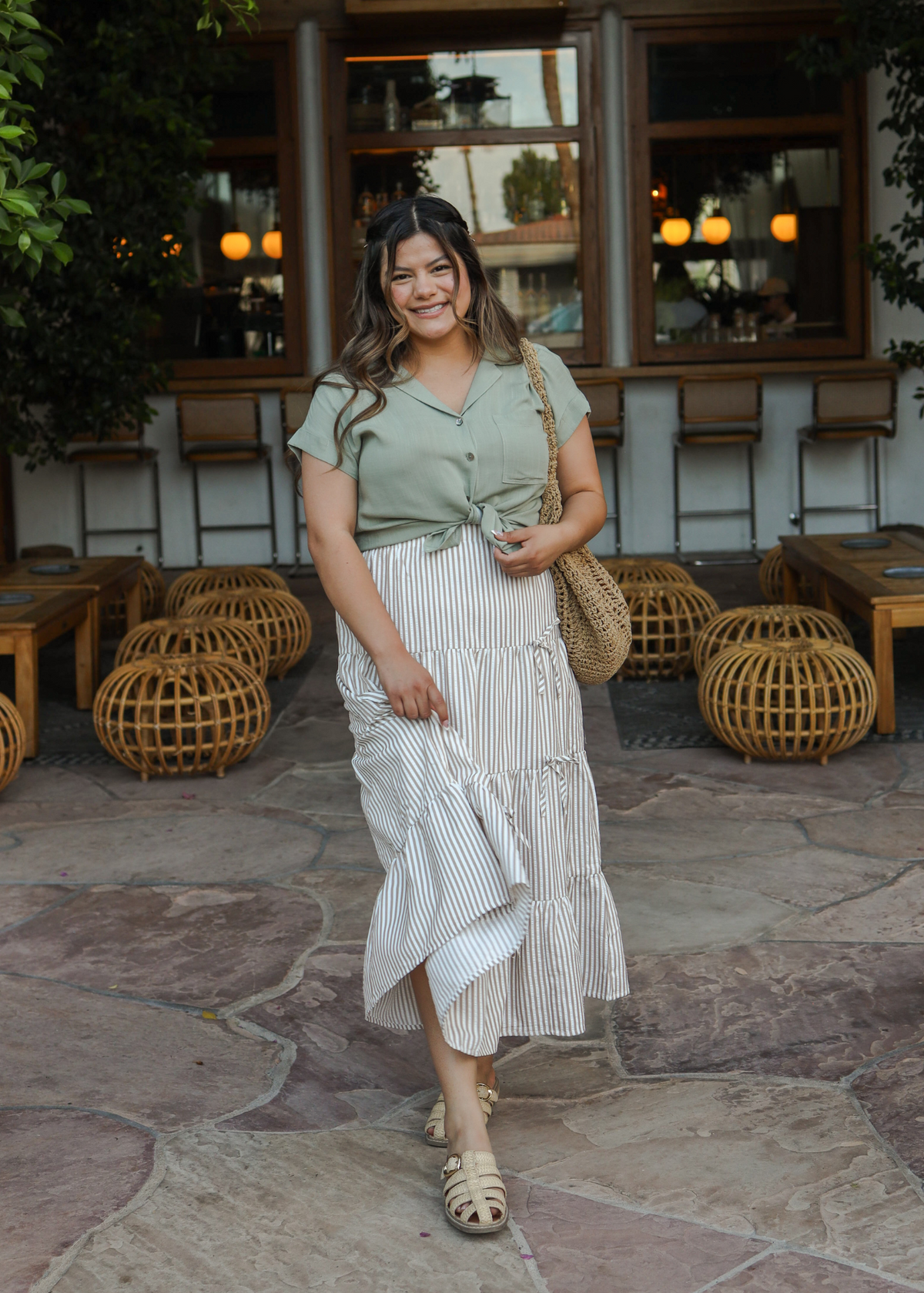 Sandy Bow-Tie Skirt.