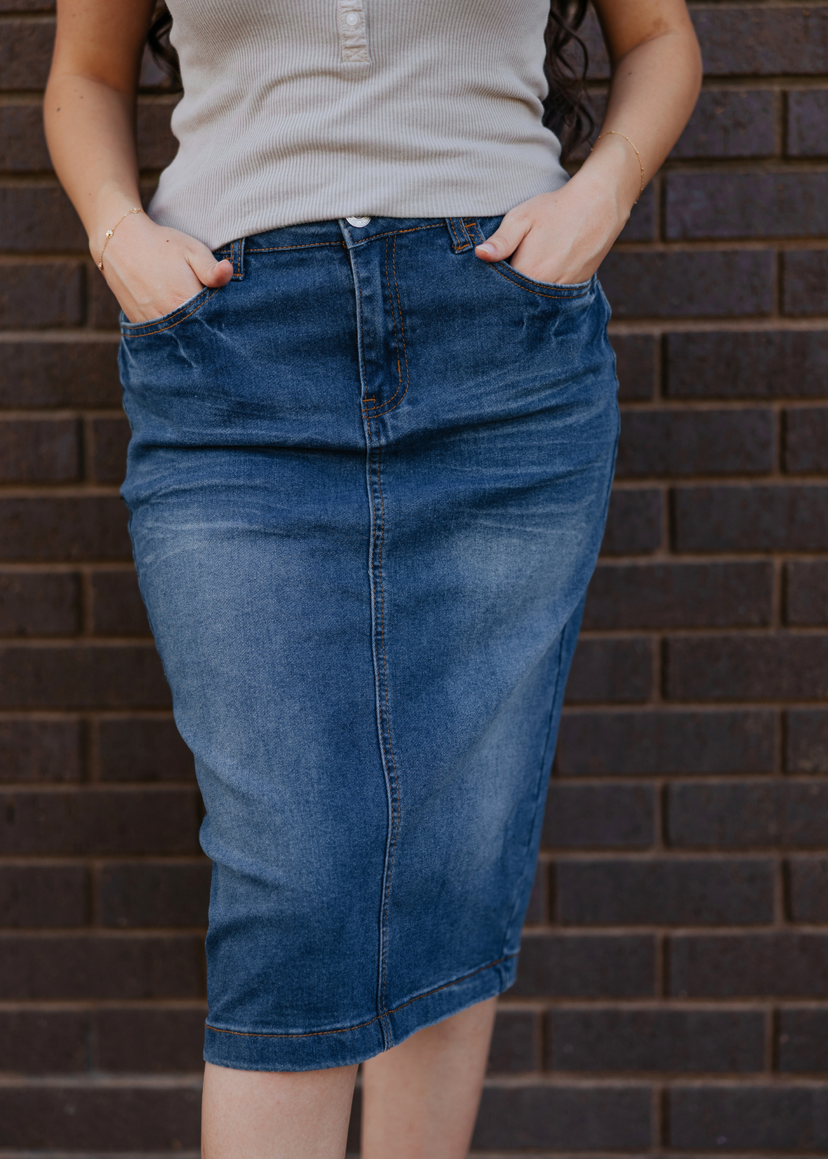 Bree Denim Skirt.