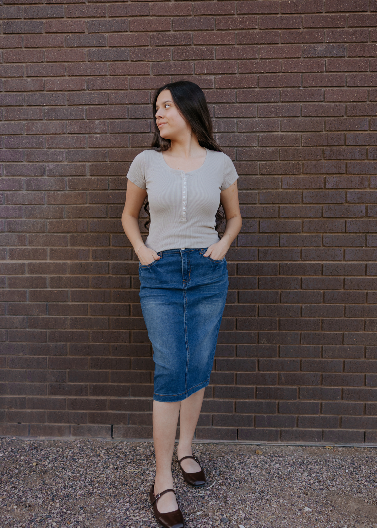 Bree Denim Skirt.