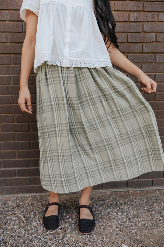 Gratitude Skirt - Spruce.