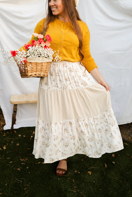 Harmony Skirt- Ivory.