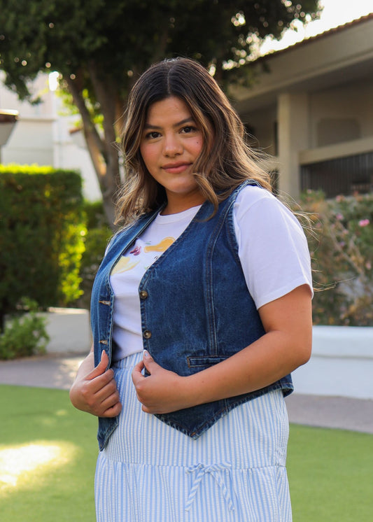 Go-To Denim Vest.